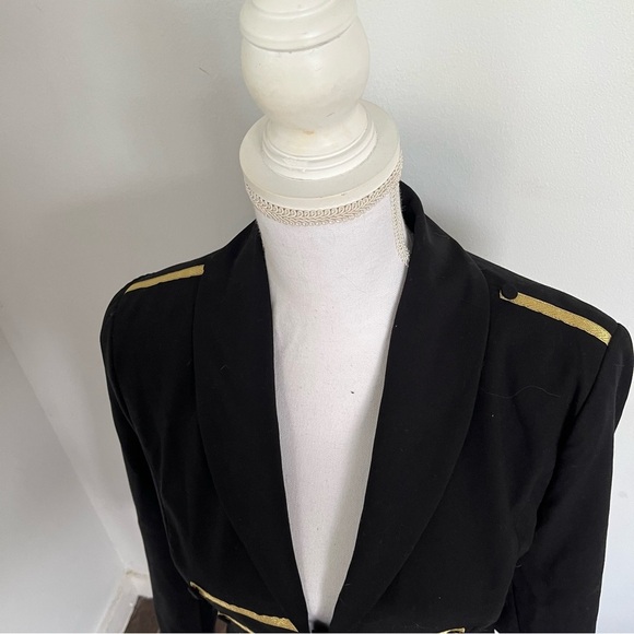 Vintage forever 21 black military style jacket. - Picture 3 of 4